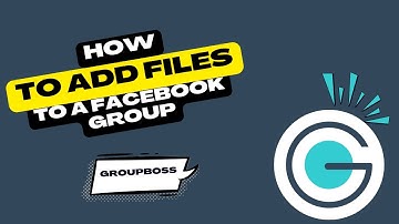 How to Add Files to a Facebook Group