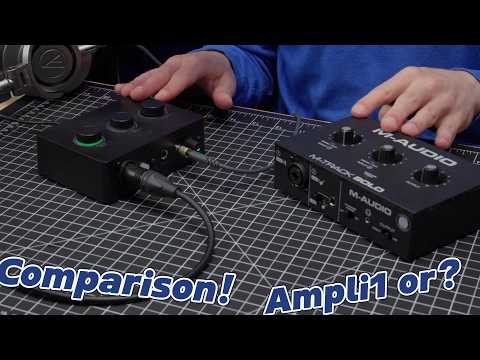 @SemiPro Tech+Gear Make A Noise Comparison Between the FIFINE Audio Interface Ampli1 and M Track…