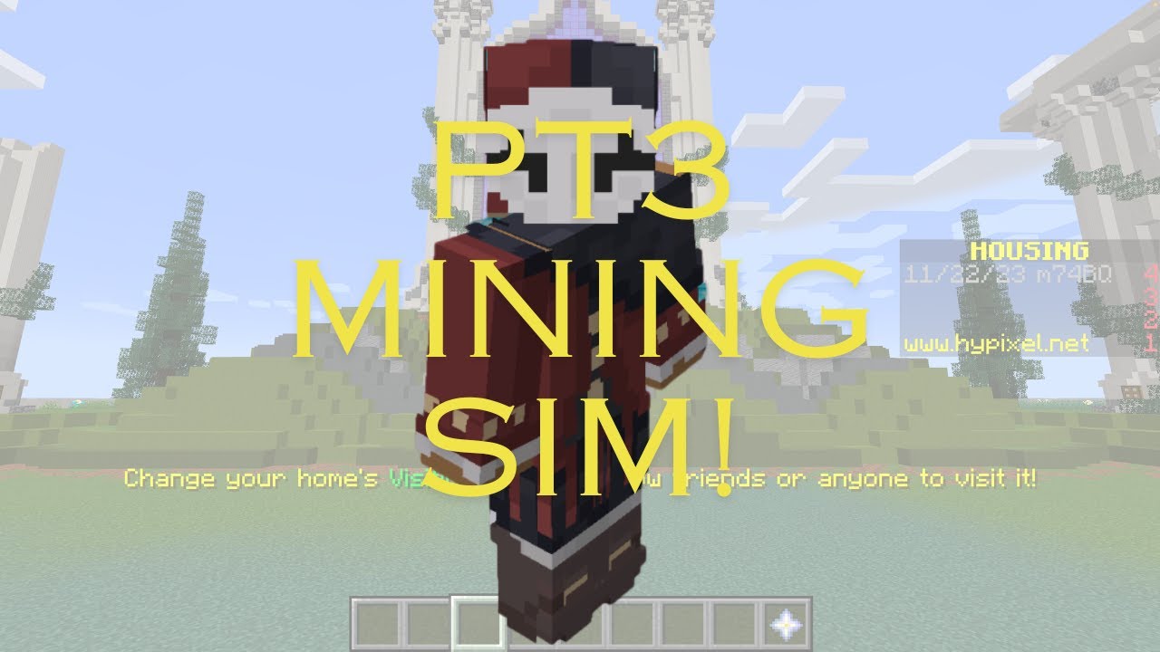 How to make Mining Sim pt3 #hypixel - YouTube