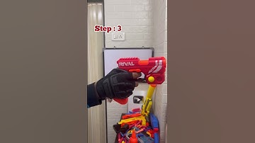 Steps to shoot nerf rival knockout blaster - nerf rival knockout