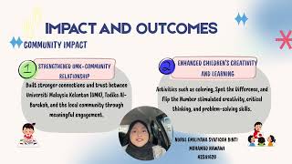 PROJECT PRESENTATION VOLUNTEERISM BY GROUP 6         Title :          Aktiviti bersama Si cilik