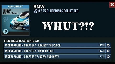 NEED FOR SPEED NO LIMITS - LIMITED TIMES SERIES CARS BLUEPRINTS REPLAY (LTS) (BMW M4 F82 RAZOR)!!!