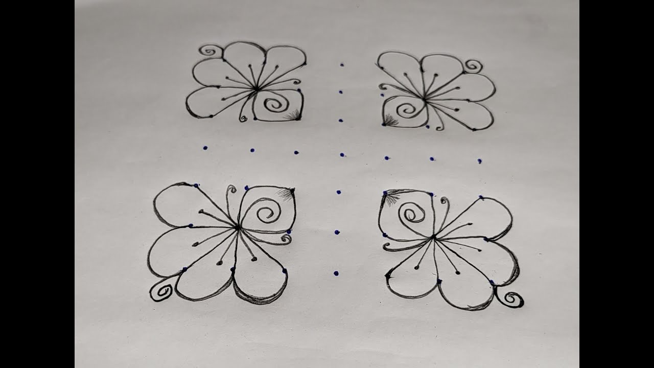 Simple and easy kolam 🌺 7x7 Dot flower rangoli 🌺Aani madham special kolam 🌺 Friday special rangoli