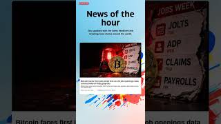 Breaking News: Bitcoin faces first jobs-week test as US job openings data arrives before #Economy