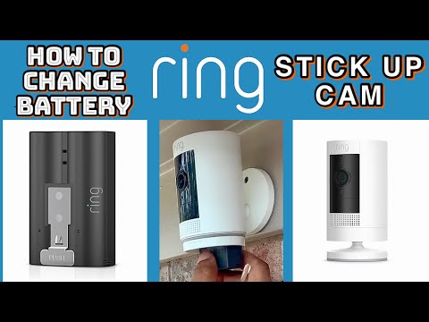 【k yamashita】Ring Stick Up CamBattery HOW TO CHANGE RING STICK UP CAM BATTERY - YouTube