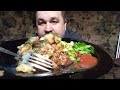 Обжор с котом - мясо с луком без гарнира