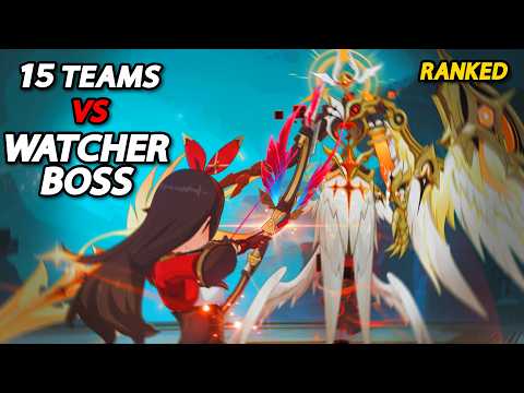 Top 15 Teams VS Watcher Boss | Stygian Onslaught 6.6 Dire | Ranked by Timer