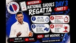 National Schools Rowing Regatta 2026 Day 3 Part (Time Trials, A/B Semis & Ch Girls 8+ Final).
