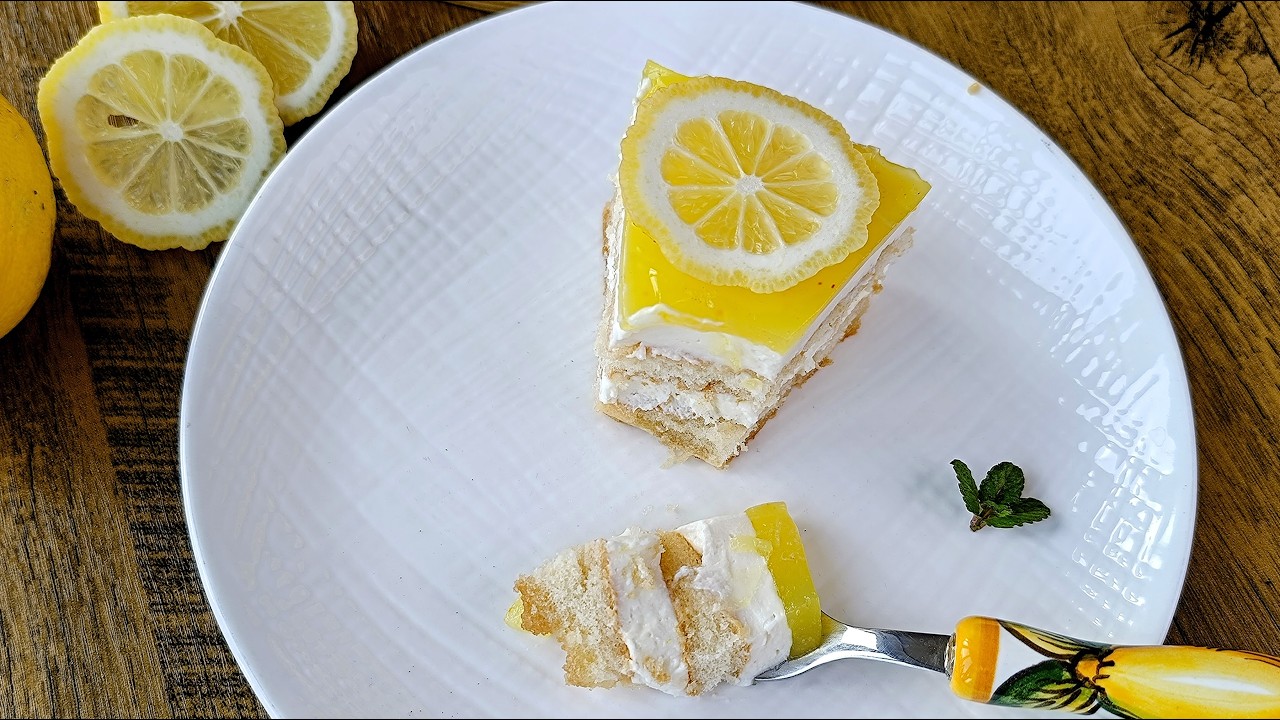 🍋 Лимонова 🍋ТОРТА тирамису Лесна рецепта