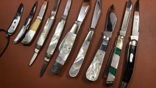 Full Collection Part 1 Mother of Pearl Knives