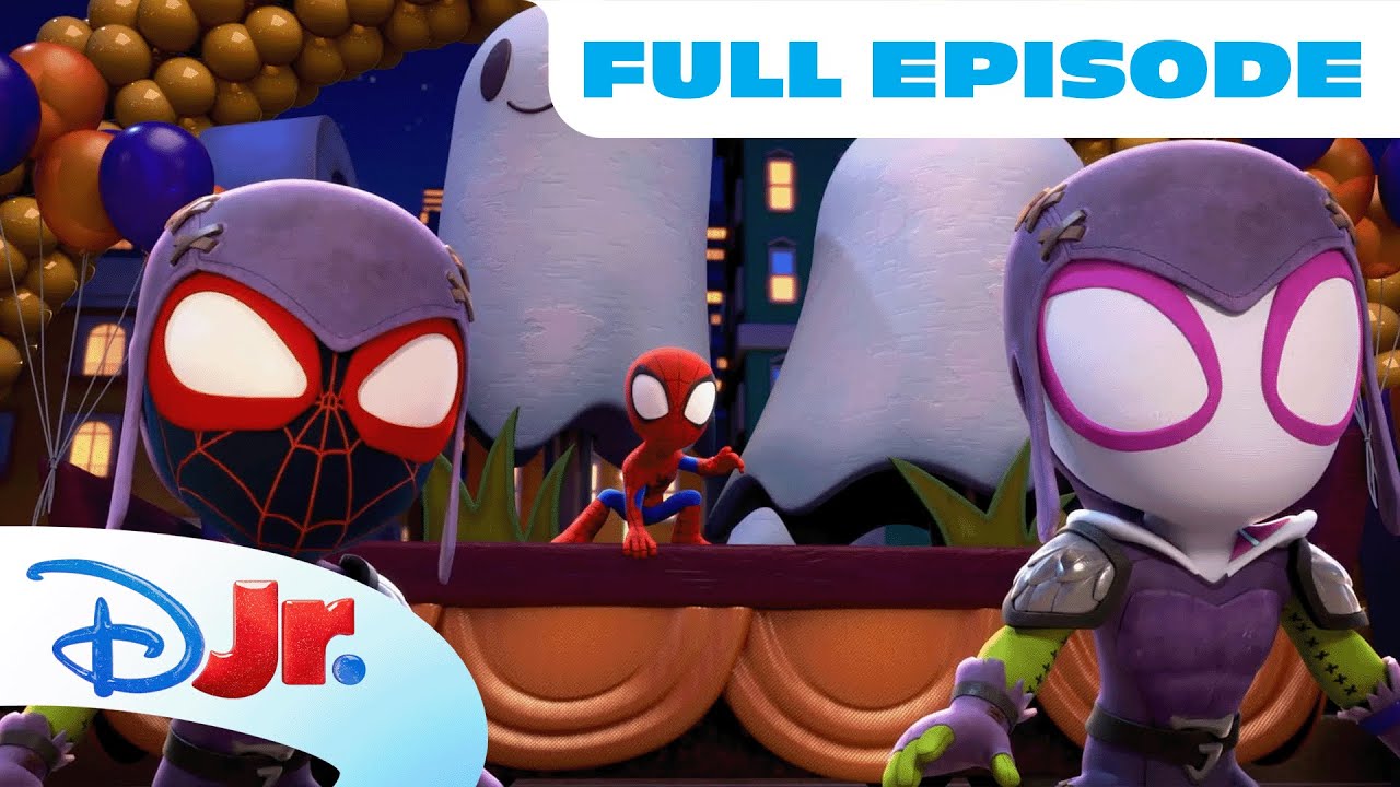 Spidey and his Amazing Friends Halloween Episode! 🦇 | Night of the Goblins / Bat Attitude |@disneyjr