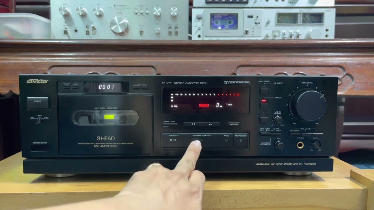 Đã bán) Cassette Deck Victor TD-V731 đẹp xuất sắc - 0933488038