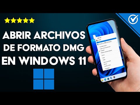 ¿Cómo abrir mis archivos con formato DMG en una computadora WINDOWS 11?