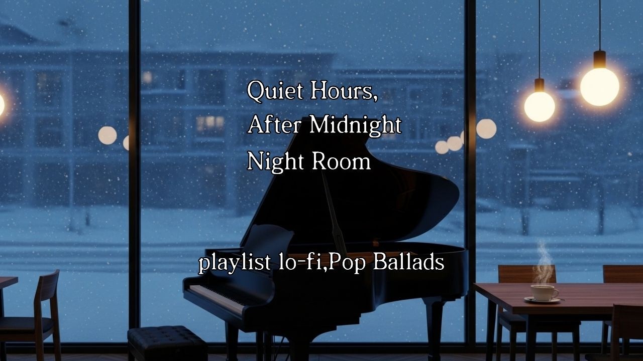 11PM–2AM | Lofi Pop Ballads for Late Night Focus