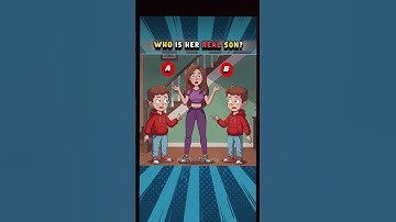 who is her real son #riddlejourney #animation #funny #commonsenseriddles #gaming