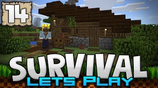 BUILDING A FISHING HUT!!! - Survival Lets Play Ep. 14 - Minecraft 1.2 (PE W10 XB1)
