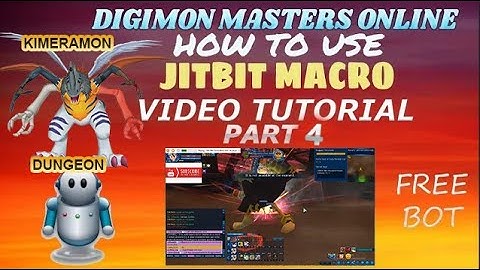 HOW TO USE JITBIT MACRO PART 4 KIMERA DG