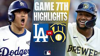 Los Angeles Dodgers Vs Milwaukee Brewers Game 7th Highlights August 13 2026 - MLB