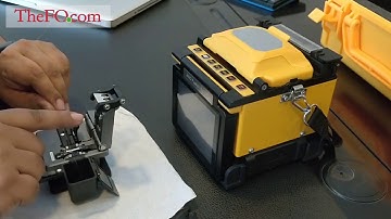 Comway A3 fusion splicer splicing by Urbanetech Bangladesh