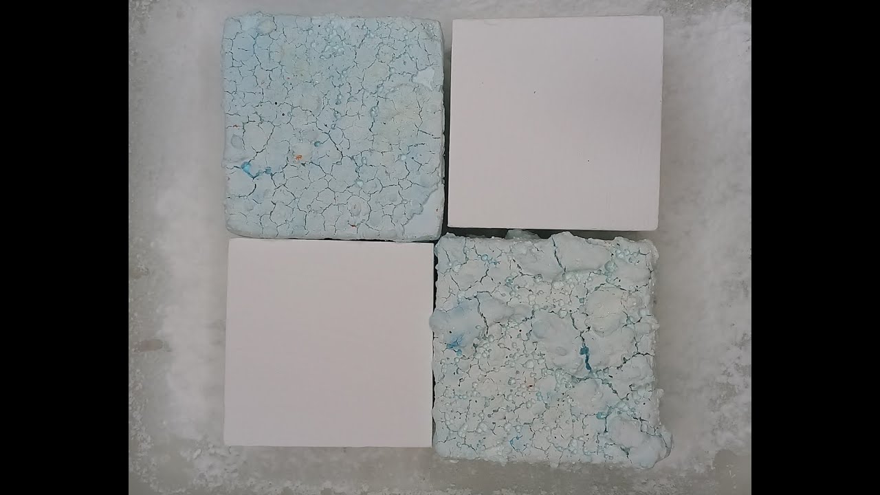 Crunchy Fresh & Pasted Gym Chalk 😍🤍💙 - ASMR - Oddly Satisfying - YouTube