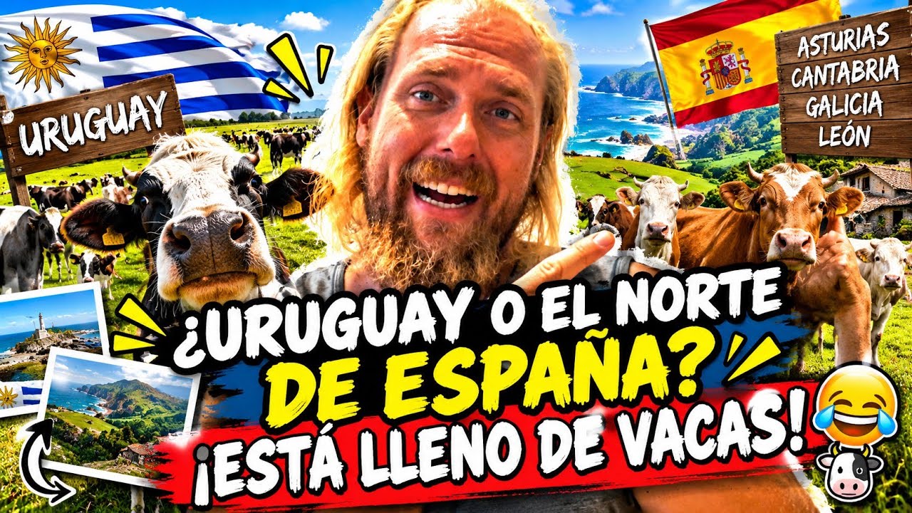 🇺🇾🇪🇸 ¿QUÉ TIENEN EN COMÚN URUGUAY Y EL NORTE DE ESPAÑA? 🐄😂