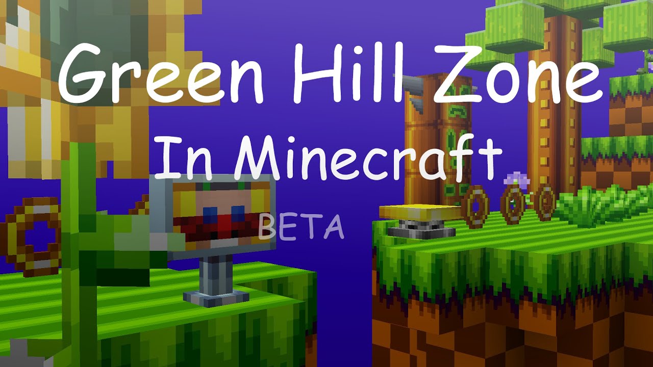Green Hill Act 1, but in Minecraft [Read DESC]