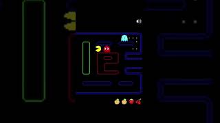 Passed by ghost without Power Pellets #pacman #gaming #games #gameshorts