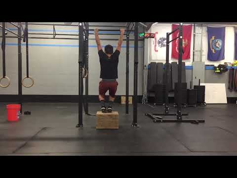 Scap Pull-Ups on Box | Pull-Up Rehab Progressions