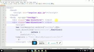 Creating Directive As a Class In Angular JS