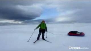 British woman 'shell-shocked' after finishing solo ski run across Antarctica