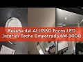 Reseña del ALUSSO Focos LED Interior Techo Empotrado 6W 3000K Blanco Calida, IP44 Downlight LED Tech