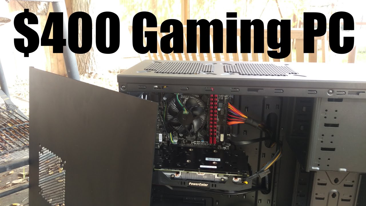 400 Cyber Monday Gaming PC Build 2015 YouTube