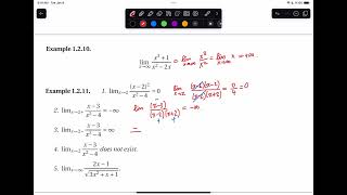 Calculus Limits 42: Infinite Limits and Rational Function Examples