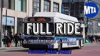MTA 2012 New Flyer C40LF #550 On Route Q66 (FULL RIDE)