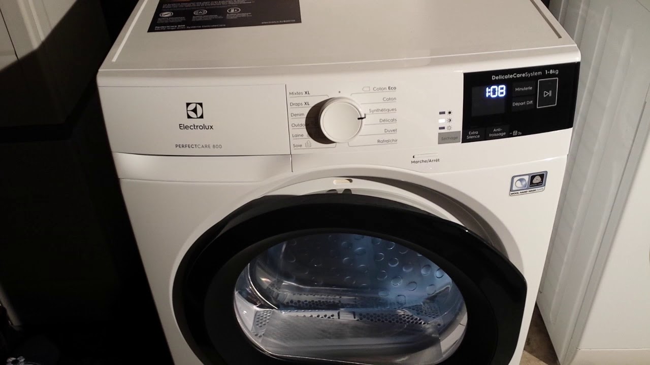 Mes retours sur le sèche-linge Electrolux EW8H4840SP 