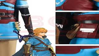 Game Zelda Cosplay Breath of the Wild Link Cosplay Costume Shirt Cloak Accessories Sets Adult Kids O