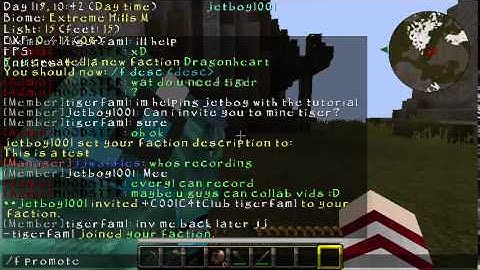 Minecraft Plugin Tutorial: Factions