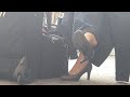 Candid High Heels Fashion and Shoe Play Dangling Haul