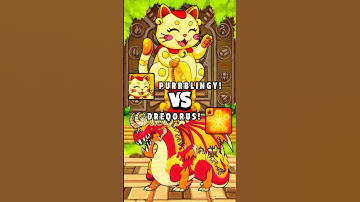 New Dynamon Purrblingy VS Dreqorus Battle 🔥 #dynamonsworld #shorts #pokemon #dynamons #games