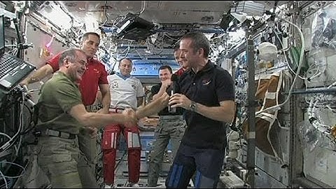 Change of command at International Space Station