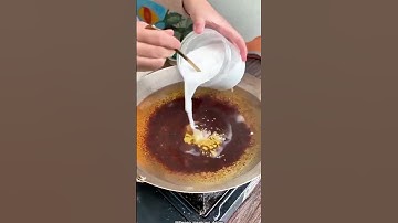 Vinegar and cornstarch clean oil like magic!😱#shorts