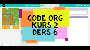 Code Org Kurs 2 Ders 6 Cevapları Labirent Döngüler - Code.org Ders 6 Cevapları