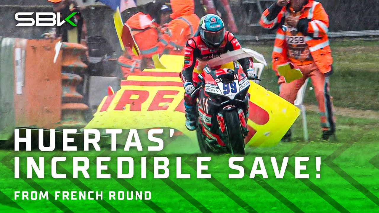 INSANE SAVE: Huertas SOMEHOW saves it after huge moments in wet Warm Up 😱 | 2024 