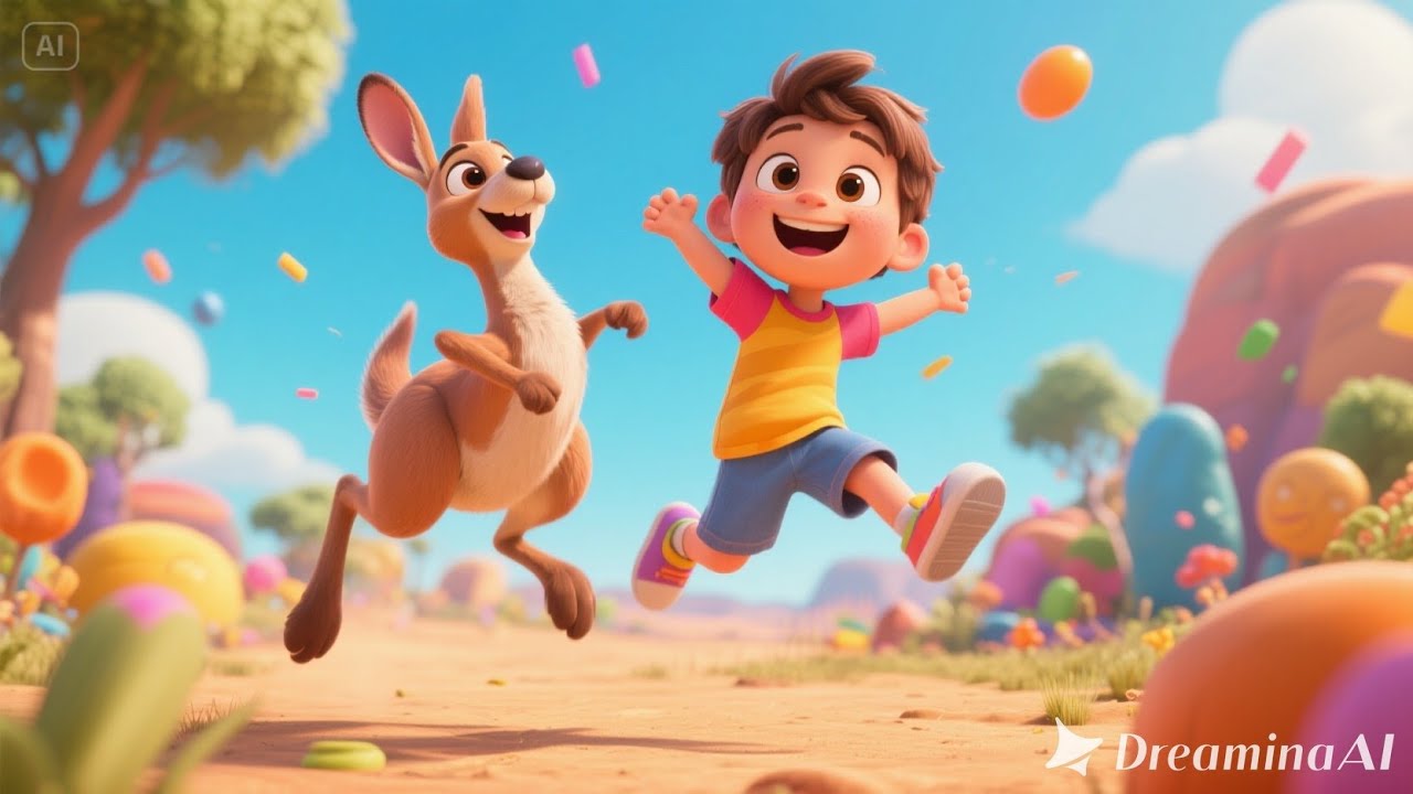 Jump Like a Kangaroo | Fun Animal Song for Kids | Movement Nursery ...