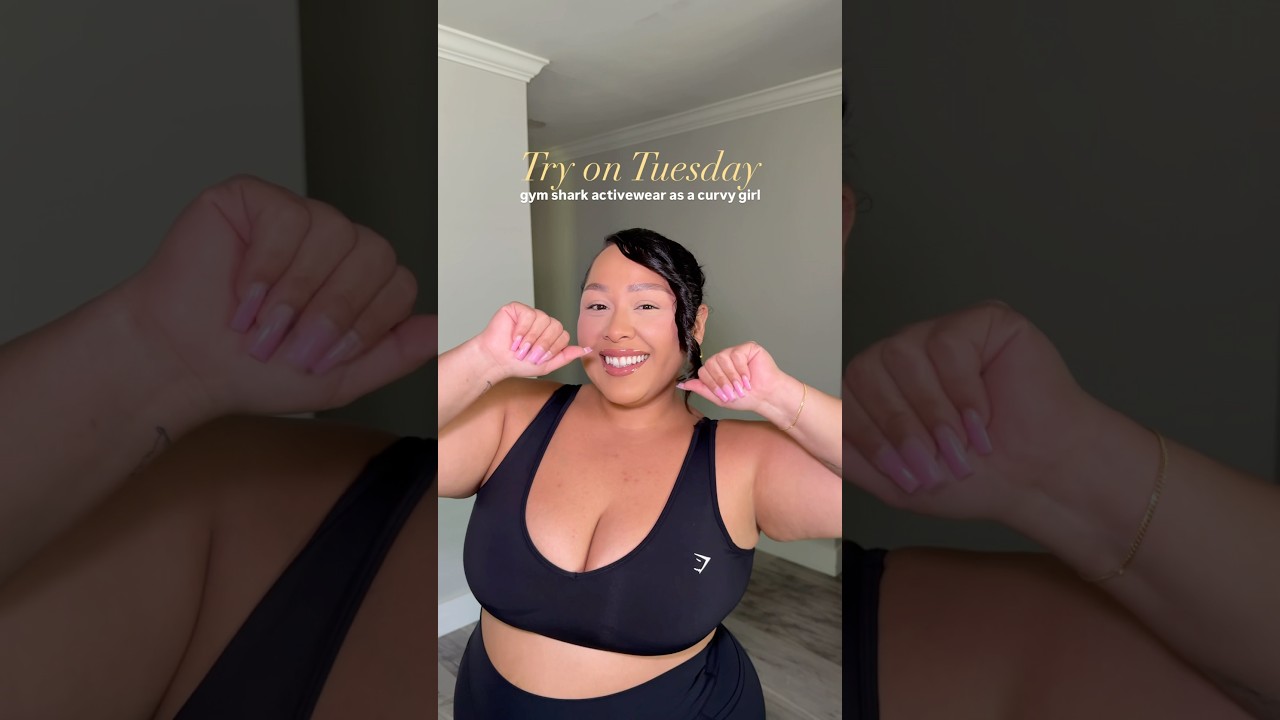 Gymshark plus size try-on! What fits (and what doesn’t) on my 5ft curvy frame 💪🏽✨ 