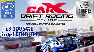 CarX Drift Racing Online on intel i3-1005G1 + intel UHD Graphics G1 (16GB RAM) screenshot 2