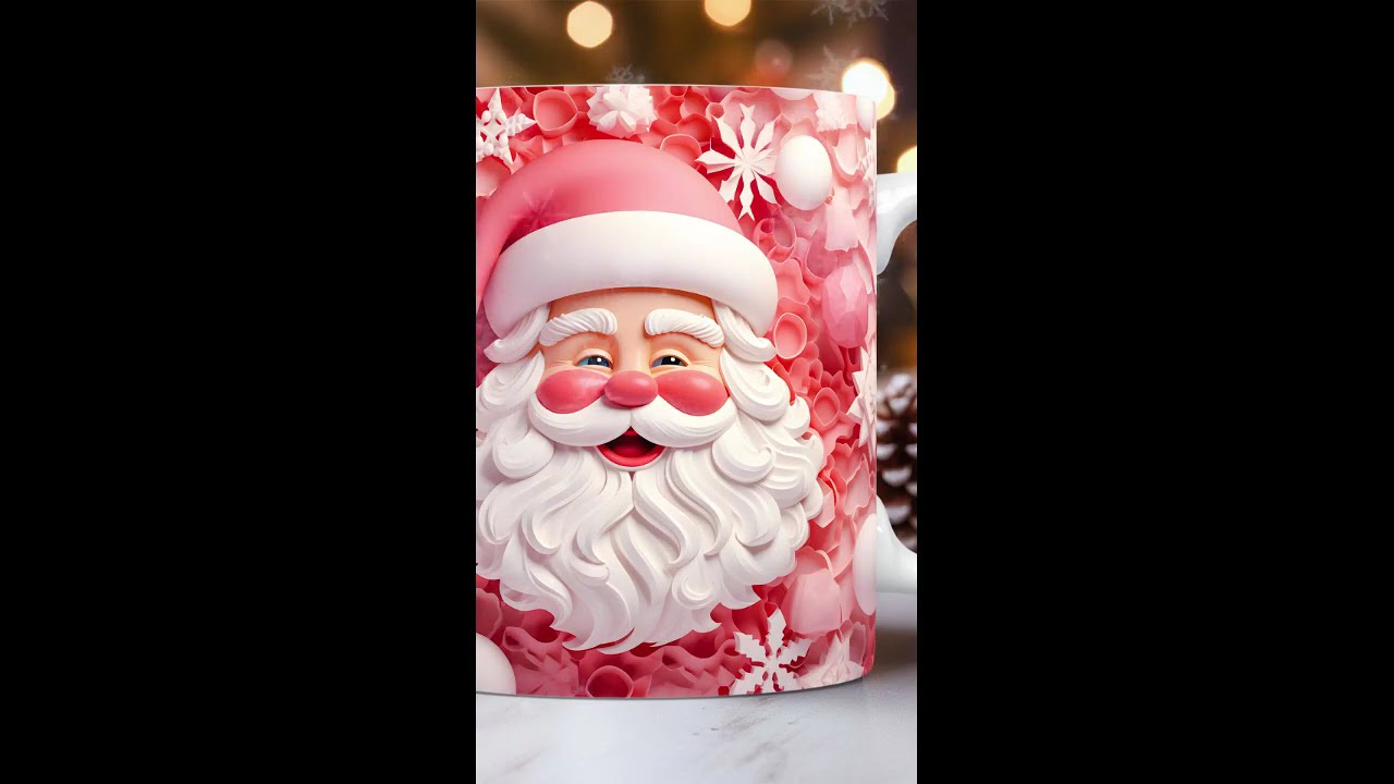 Creative 3D Christmas Ceramic Mug | Cute Snowman & Santa Coffee Cup Gift 🎄☕