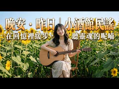 【晚安昨日】｜木吉他獨立民謠｜讓時間慢下來，安靜聽會兒歌｜治癒女聲呢喃演唱 | 原創抒情木吉他民謠🎧｜深夜舒緩療癒系歌單 ✨#民謠 #療癒音樂 #溫柔女聲 #指彈吉他 #獨立音樂 #懷舊 #深夜歌單