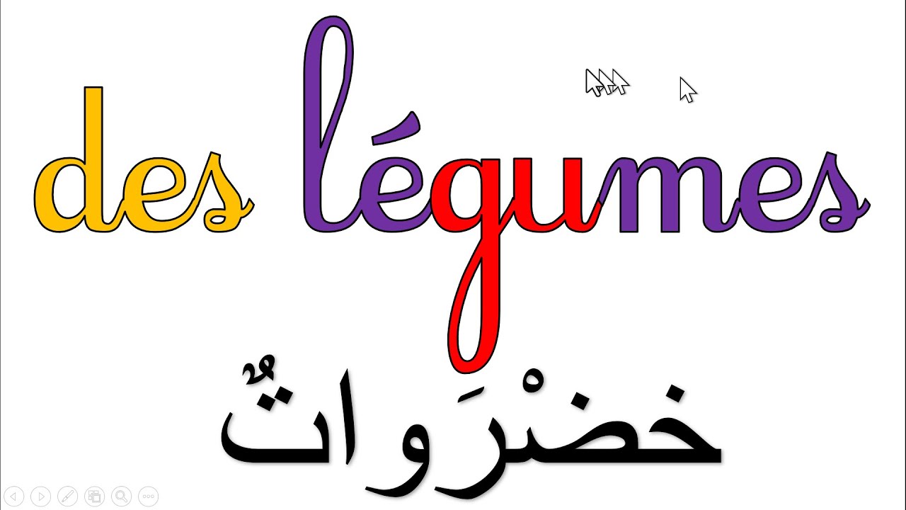 دروس حصرية  طريقة بسيطة في تعلم كيفية كتابة وقراءة كلمات باللغة الفرنسية