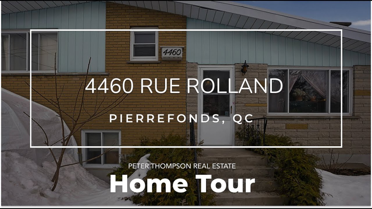 HOME SOLD Home Tour 4460 Rue Rolland, Pierrefonds, QC YouTube